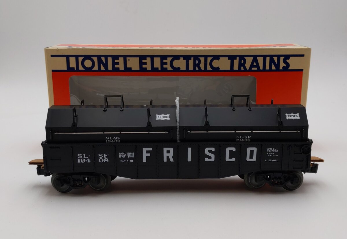Lionel 6-19408 O Gauge Frisco Coil Gondola NIB