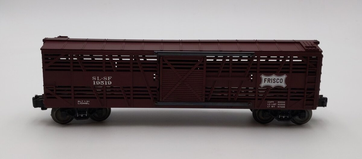 Lionel 6-19519 O Gauge Frisco Stock Car (Fallen Flags #5) NIB