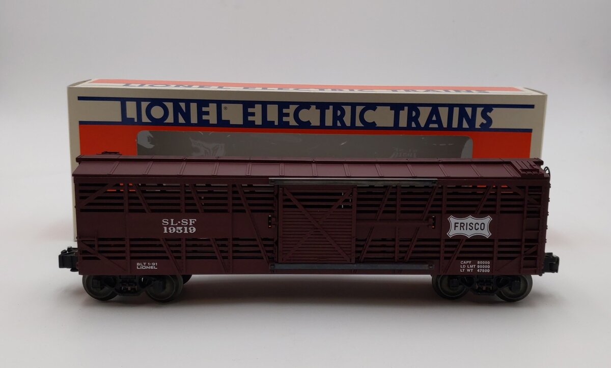 Lionel 6-19519 O Gauge Frisco Stock Car (Fallen Flags #5) NIB