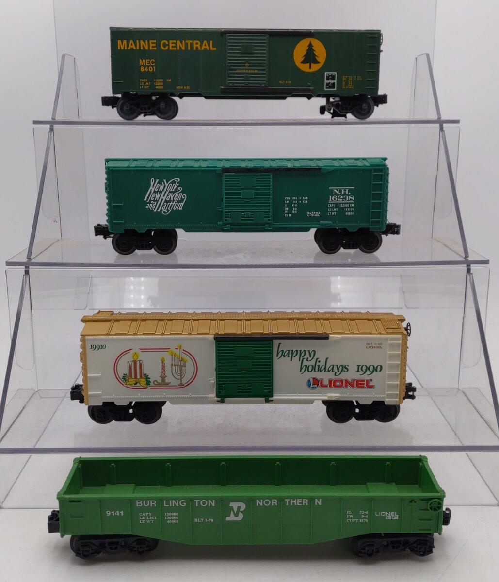 Lionel & Williams Assorted O Gauge Freight Cars [4] EX