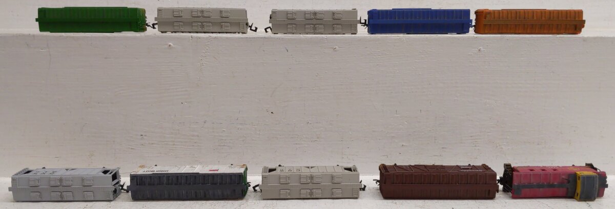 Atlas & Other N Scale Assorted Freight Trains [10] VG