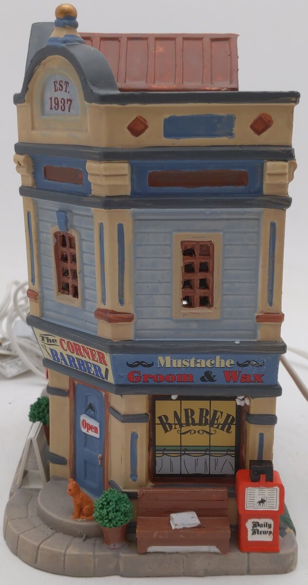 Lemax 65105 The Corner Barber Shop EX/Box