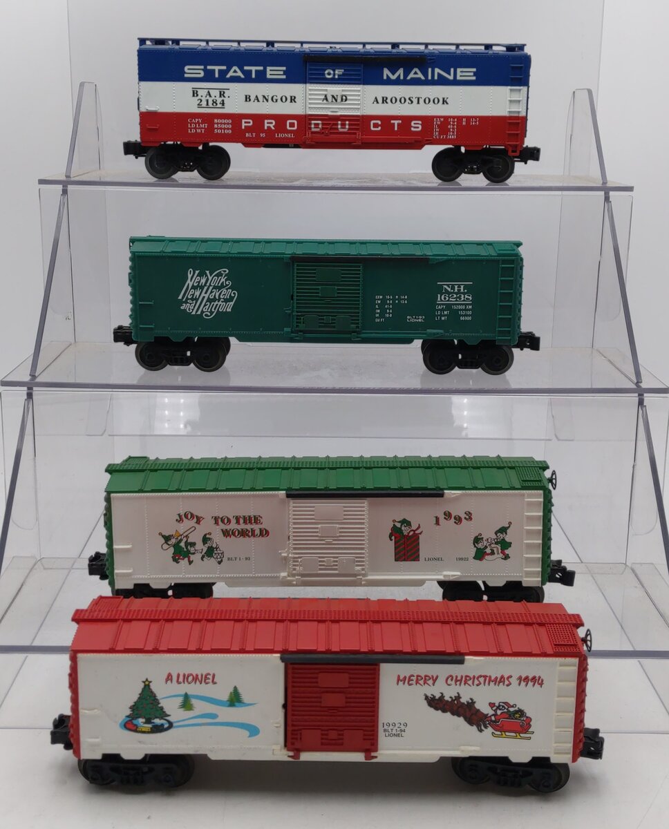 Lionel Assorted O Gauge Box Cars [4] EX