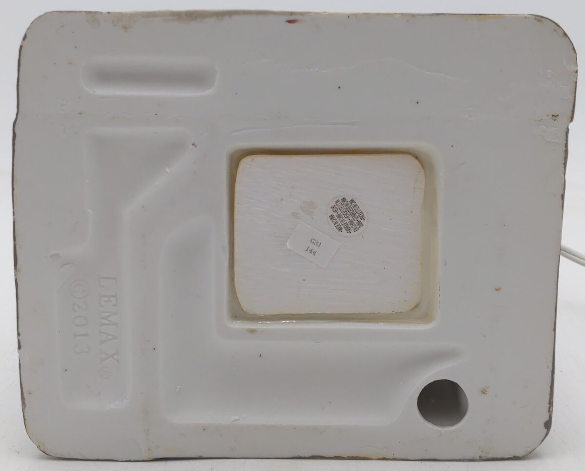 Lemax 289-0311 Menards Repair Shop Porcelain Lighted Building EX/Box