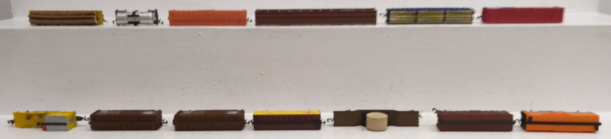 Atlas & Other N Scale Assorted Freight Trains [13] VG
