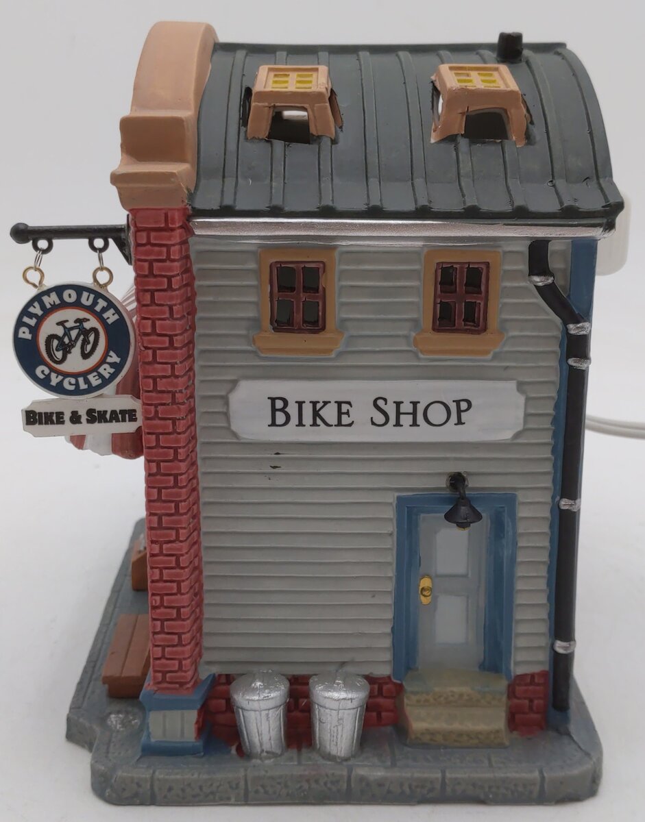 Lemax 289-0477 O Porcelain Bike & Skate Shop EX/Box