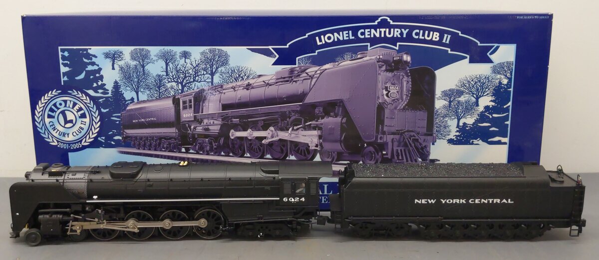 Lionel 6-28069 O Century Club II NYC Niagara 4-8-4 Steam Loco & Tender #6024 LN/Box