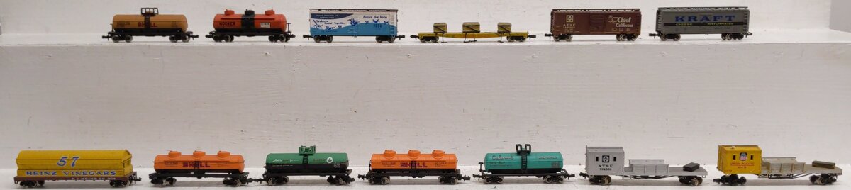 Bachmann & Other N Scale Assorted Freight Trains [13] VG