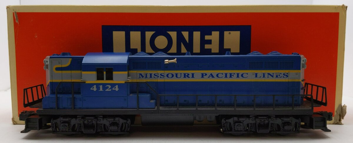 Lionel 6-18514 O Gauge Missouri Pacific GP-7 Powered Diesel Locomotive #4124 EX/Box