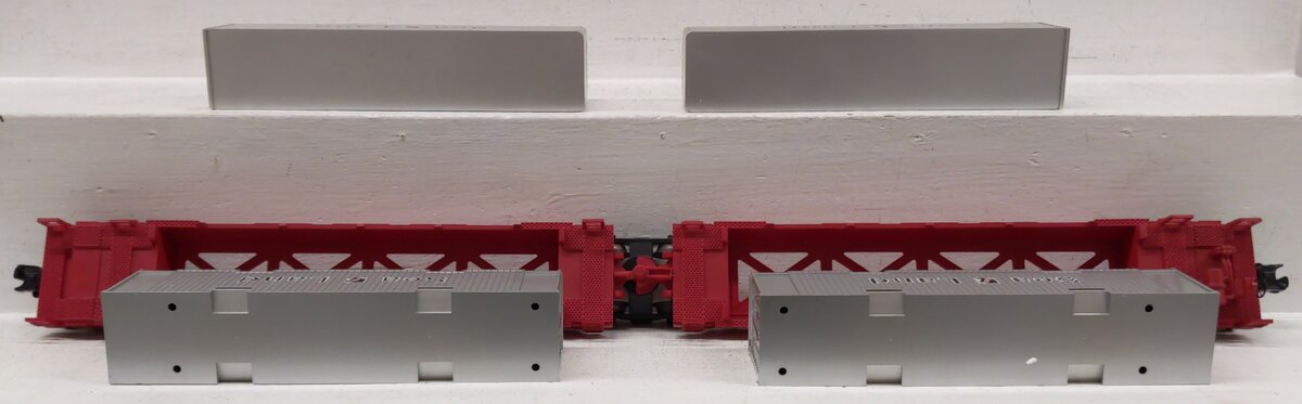 Lionel 6-16936 O Gauge Susquehanna Sea Land Maxi-Stack Flatcar EX/Box