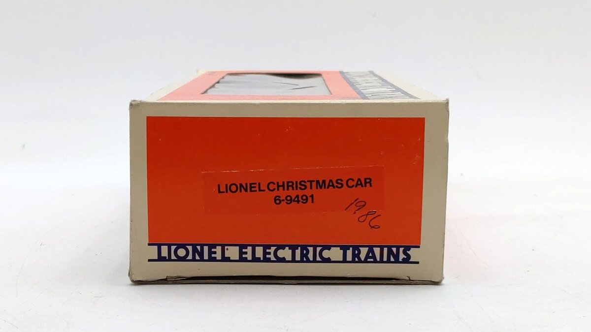 Lionel 6-9491 O Gauge 1986 Christmas Boxcar LN/Box