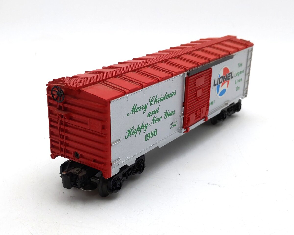 Lionel 6-9491 O Gauge 1986 Christmas Boxcar LN/Box