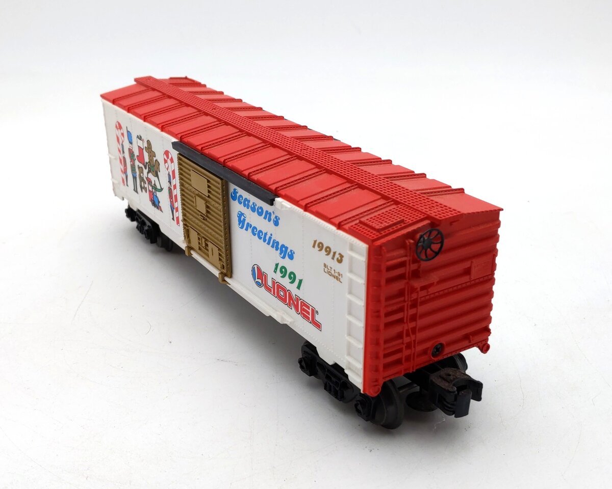 Lionel 6-19913 O Gauge Christmas 1991 Boxcar EX/Box