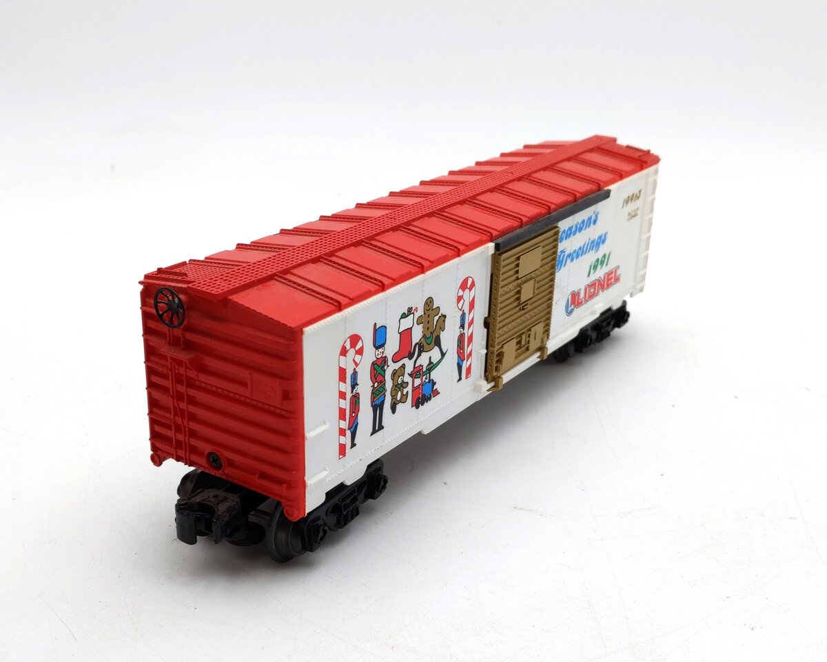 Lionel 6-19913 O Gauge Christmas 1991 Boxcar EX/Box