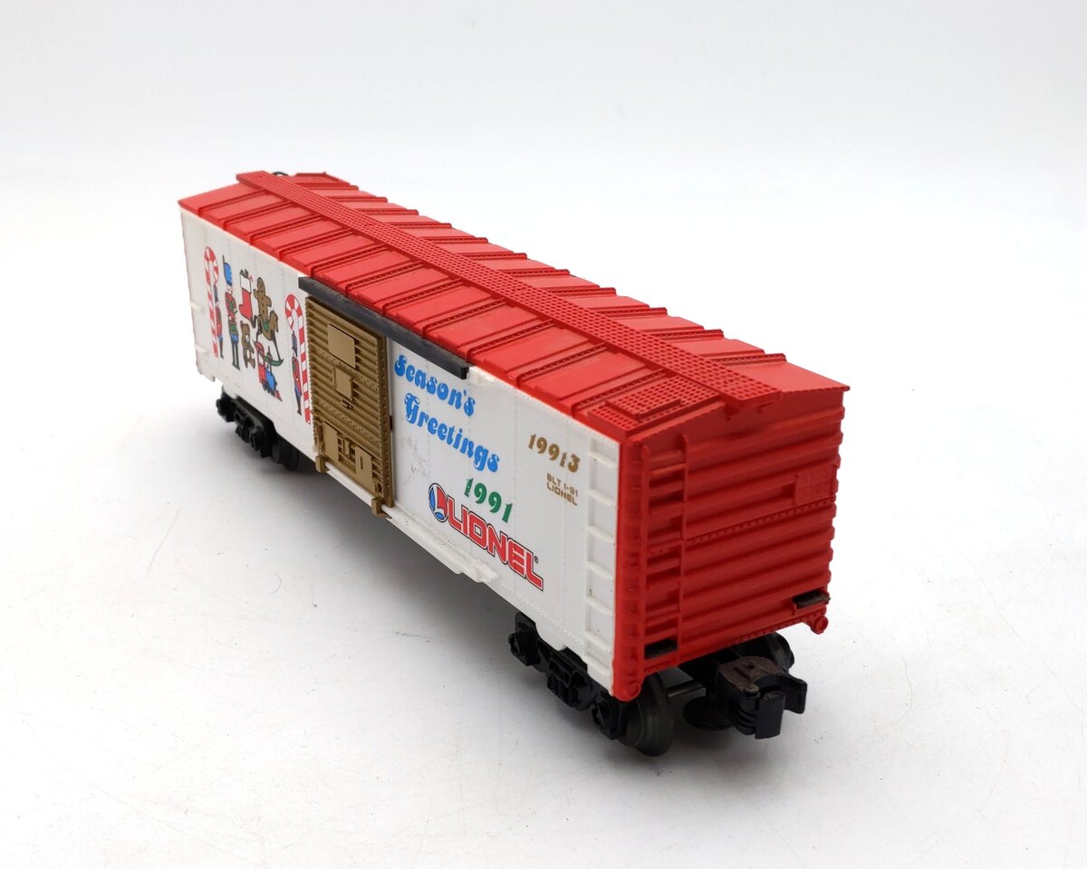 Lionel 6-19913 O Gauge Christmas 1991 Boxcar EX/Box