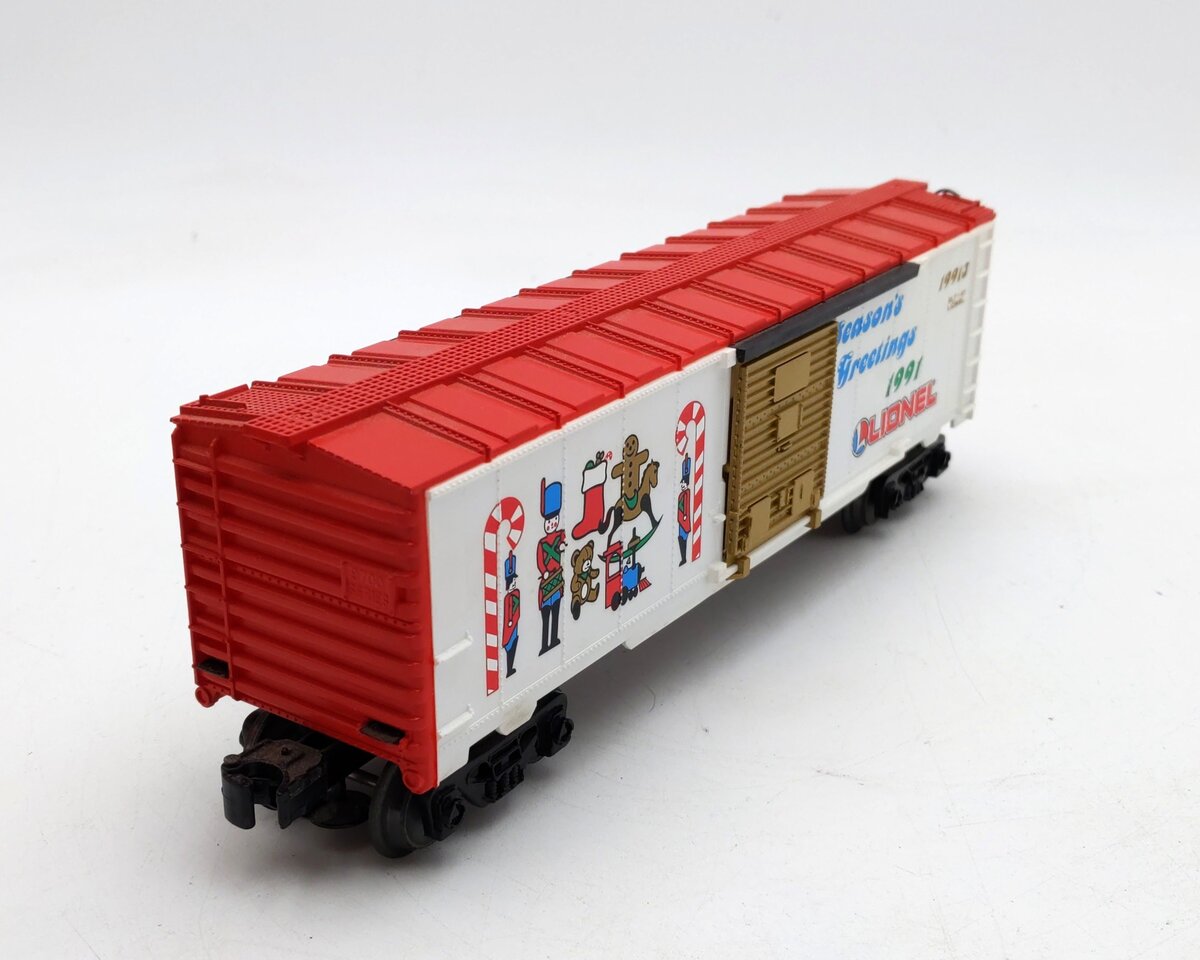 Lionel 6-19913 O Gauge Christmas 1991 Boxcar EX/Box