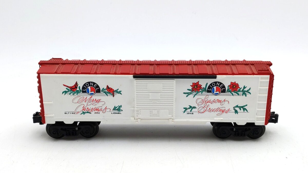 Lionel 6-19918 O Gauge 1992 Christmas Boxcar LN/Box