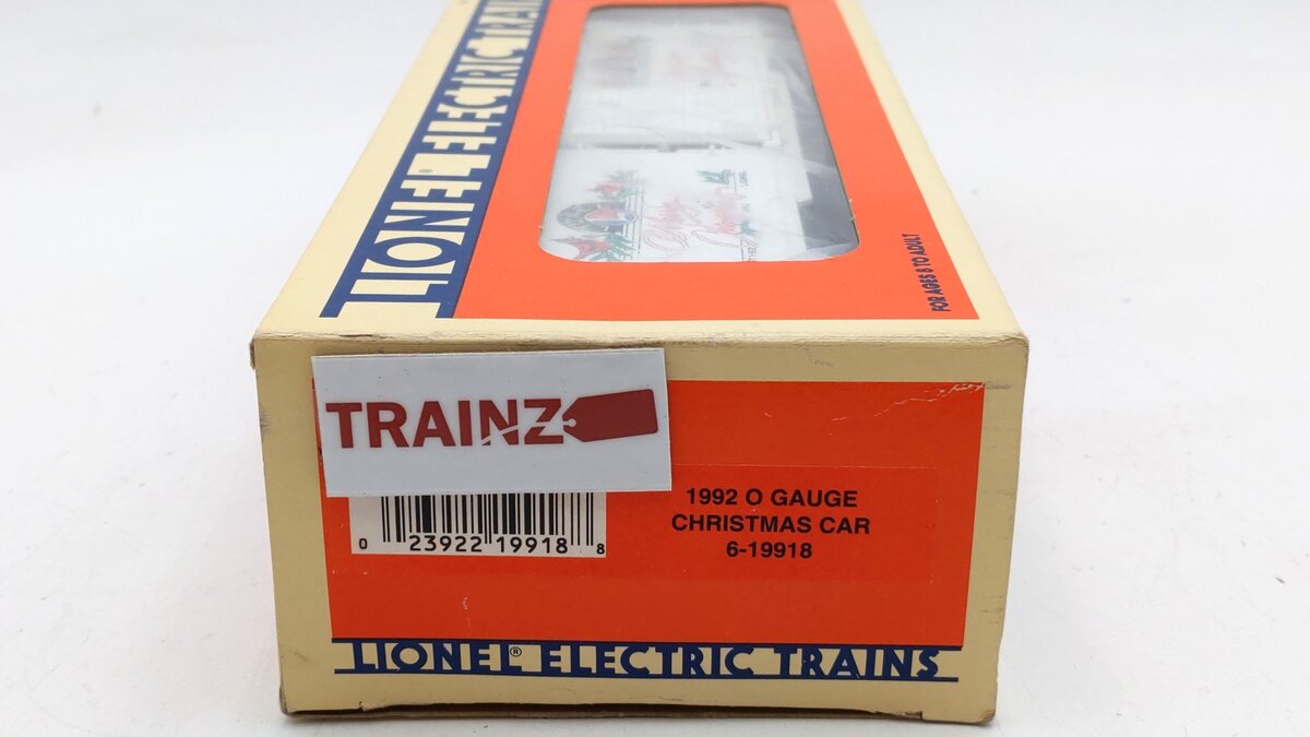 Lionel 6-19918 O Gauge 1992 Christmas Boxcar LN/Box