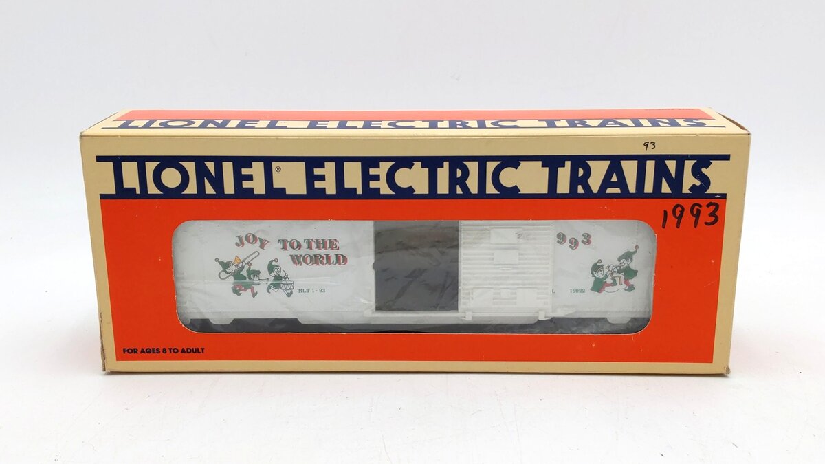 Lionel 6-19922 O Gauge 1993 Christmas Boxcar LN/Box