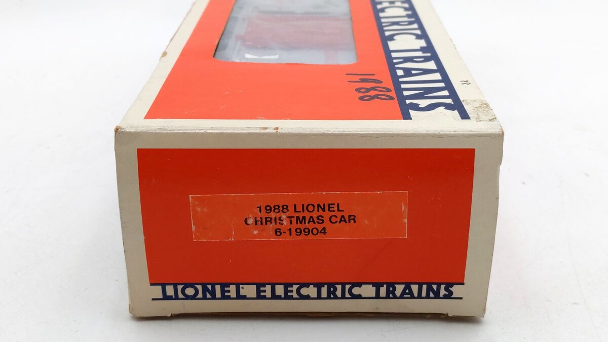 Lionel 6-19904 O Gauge 1988 Christmas Boxcar LN/Box
