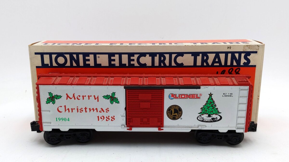 Lionel 6-19904 O Gauge 1988 Christmas Boxcar LN/Box