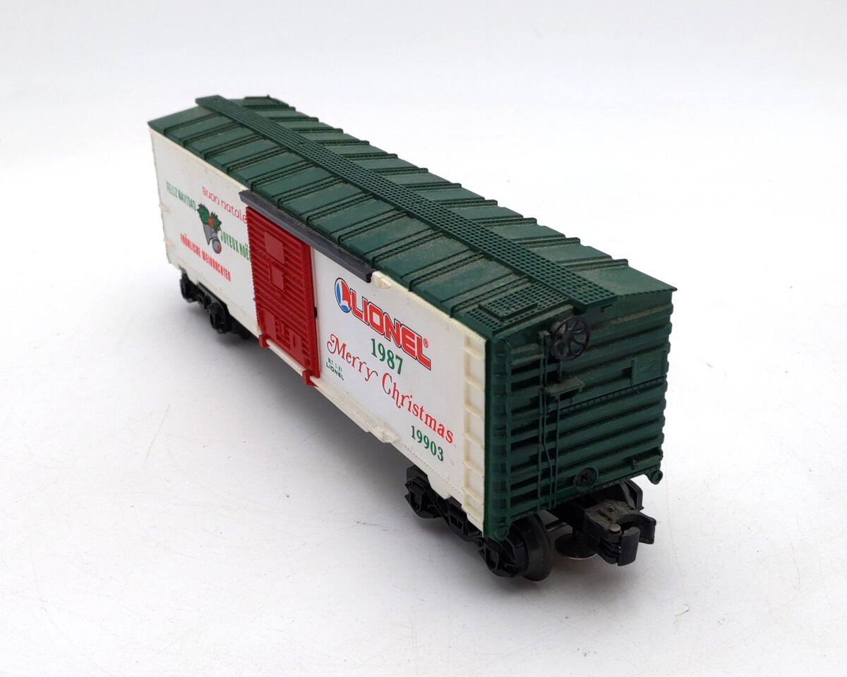 Lionel 6-19903 O Gauge Lionel Christmas Boxcar #1987 EX/Box