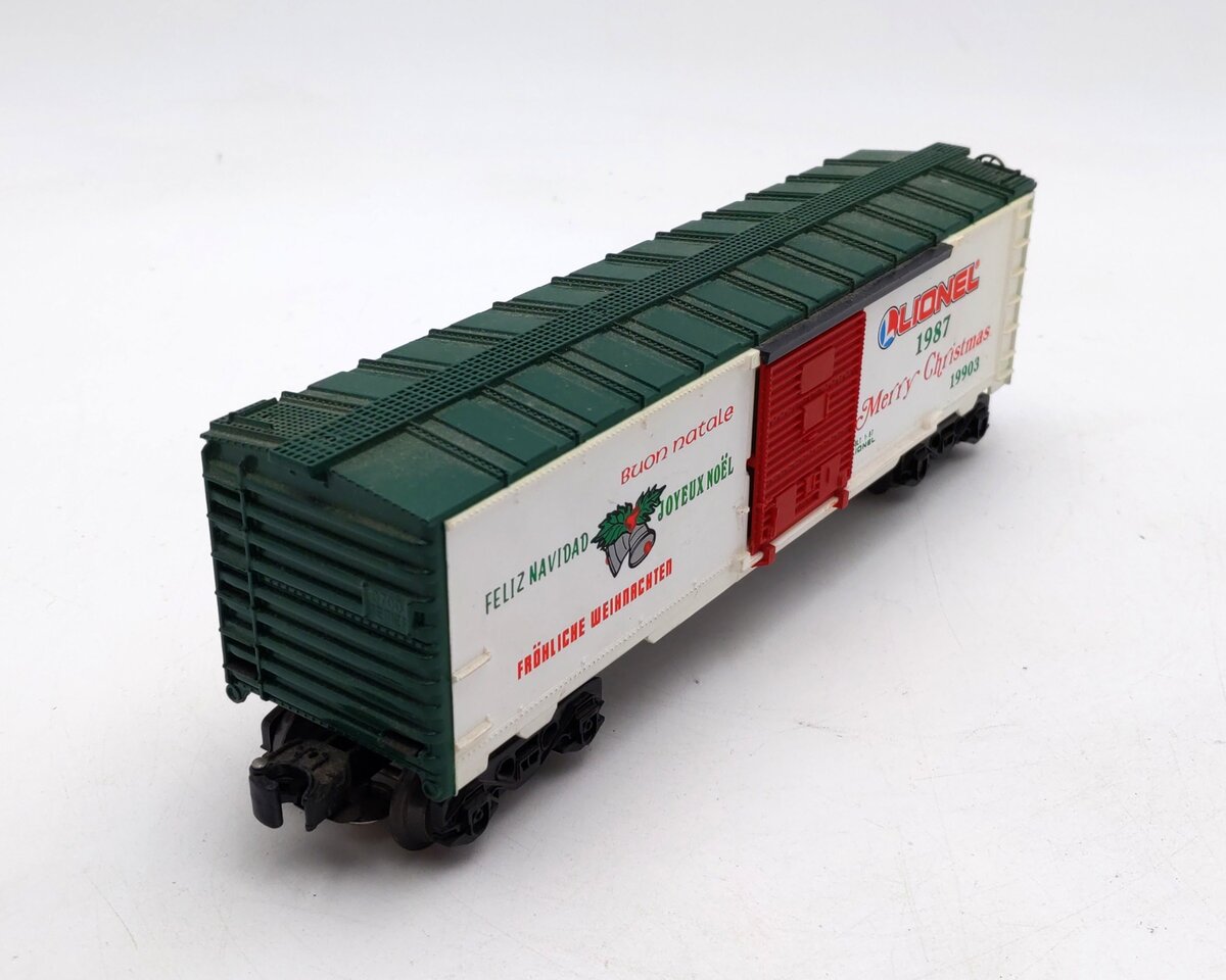 Lionel 6-19903 O Gauge Lionel Christmas Boxcar #1987 EX/Box