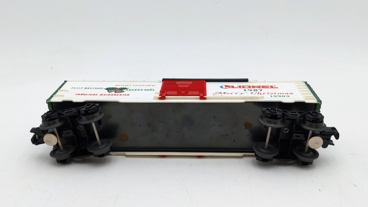Lionel 6-19903 O Gauge Lionel Christmas Boxcar #1987 EX/Box