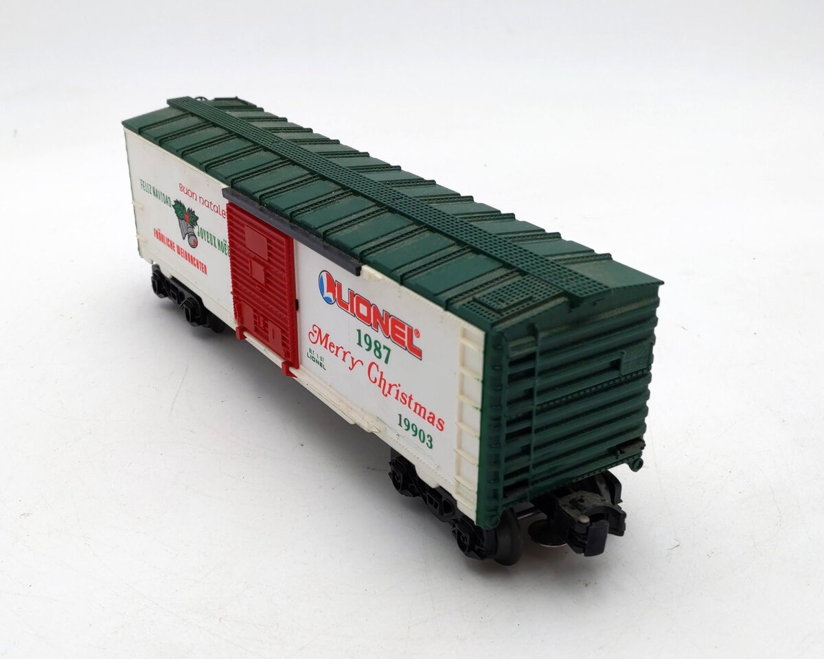Lionel 6-19903 O Gauge Lionel Christmas Boxcar #1987 EX/Box