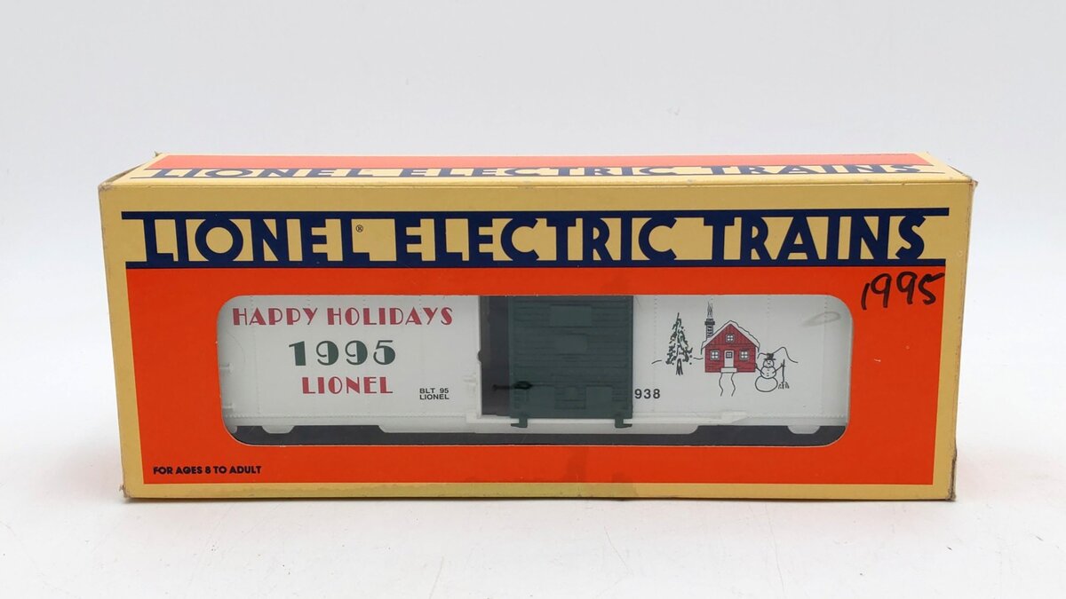 Lionel 6-19938 O Gauge Lionel Christmas Boxcar #1995 LN/Box
