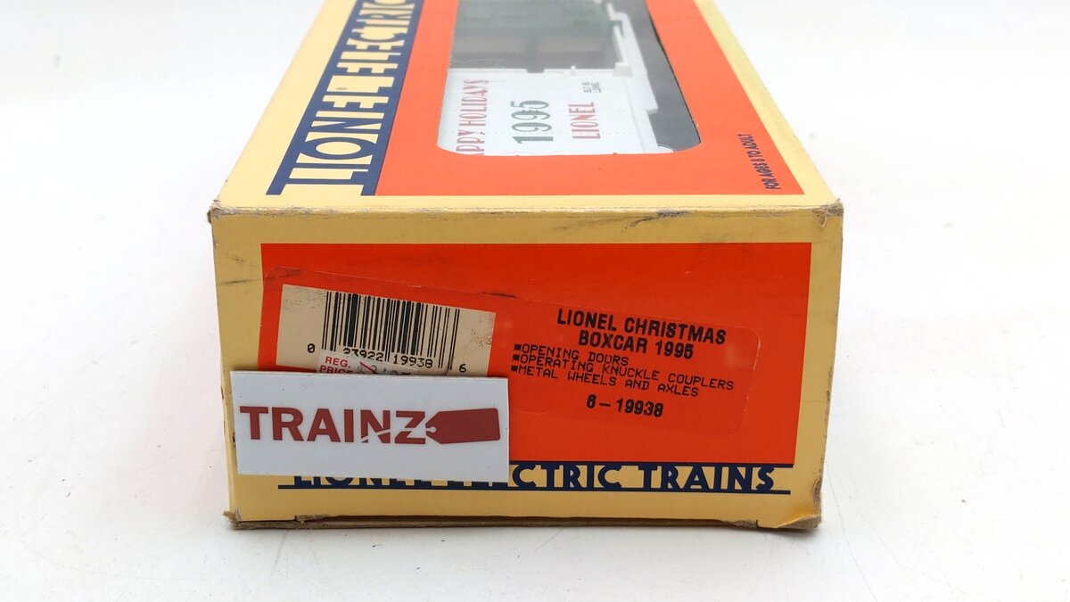 Lionel 6-19938 O Gauge Lionel Christmas Boxcar #1995 LN/Box