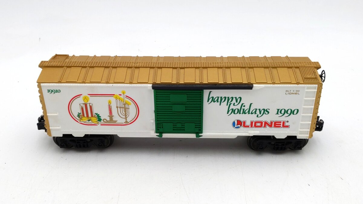 Lionel 6-19910 O Gauge 1990 Seasons Greetings Box Car LN/Box