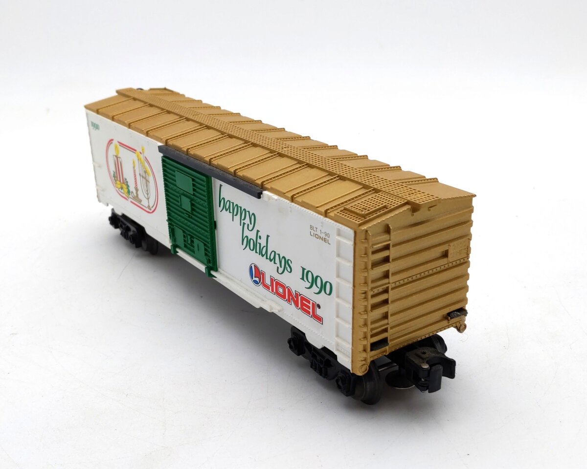 Lionel 6-19910 O Gauge 1990 Seasons Greetings Box Car LN/Box