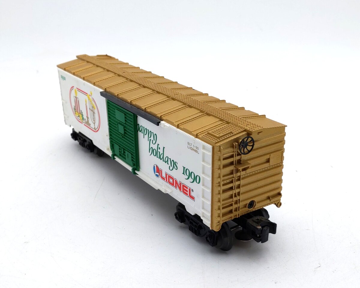 Lionel 6-19910 O Gauge 1990 Seasons Greetings Box Car LN/Box