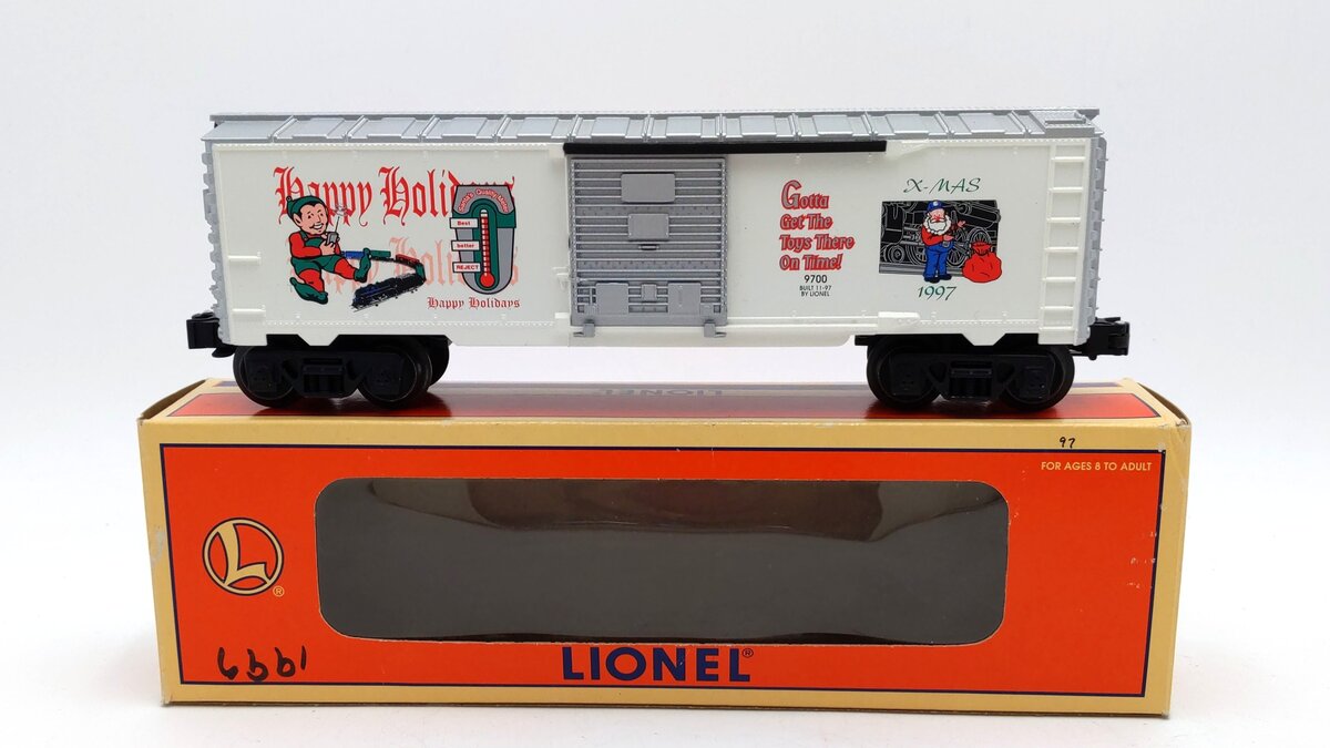 Lionel 6-16272 O Gauge Christmas 1997 Boxcar #9700 LN/Box