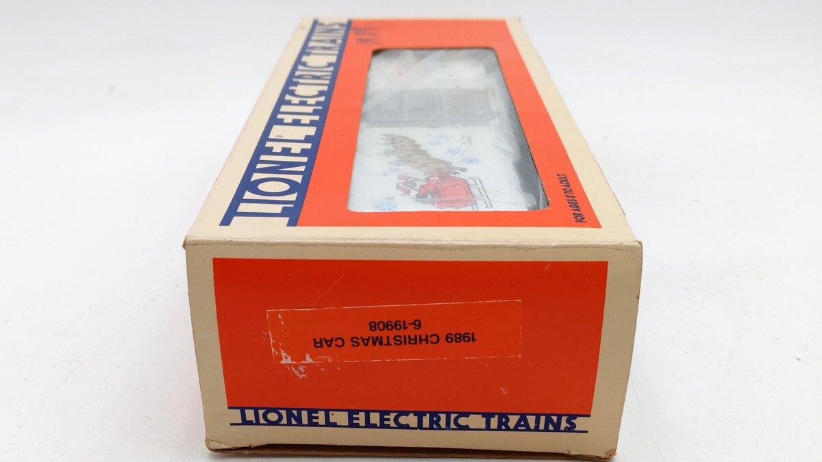 Lionel 6-19908 O Gauge 1989 Christmas Boxcar EX/Box
