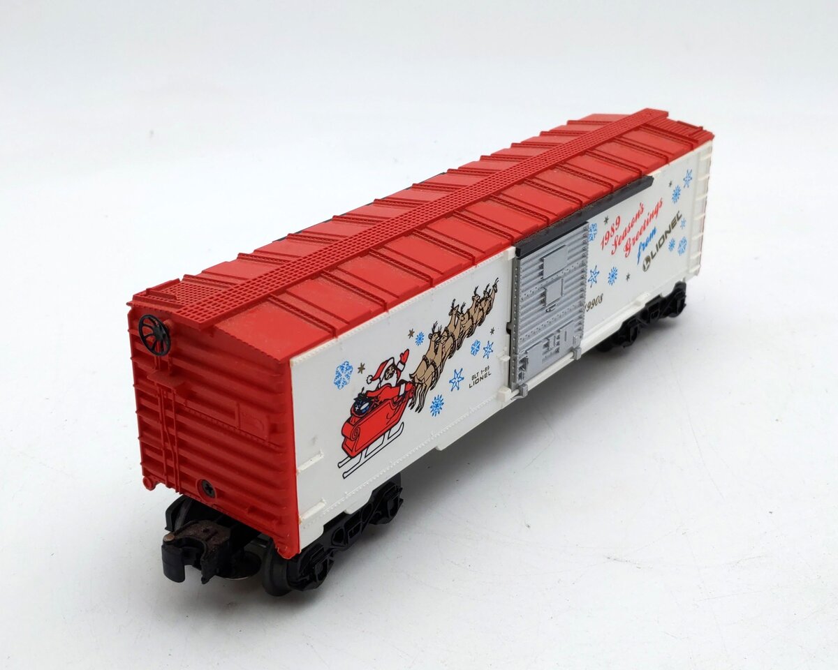 Lionel 6-19908 O Gauge 1989 Christmas Boxcar EX/Box