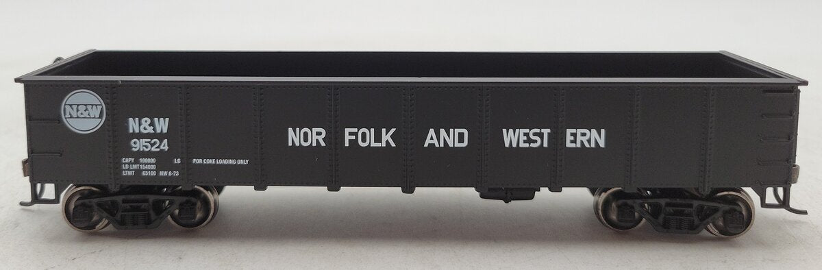 Roundhouse RND1252 HO Norfolk & Western 40' Gondola #91524 LN/Box