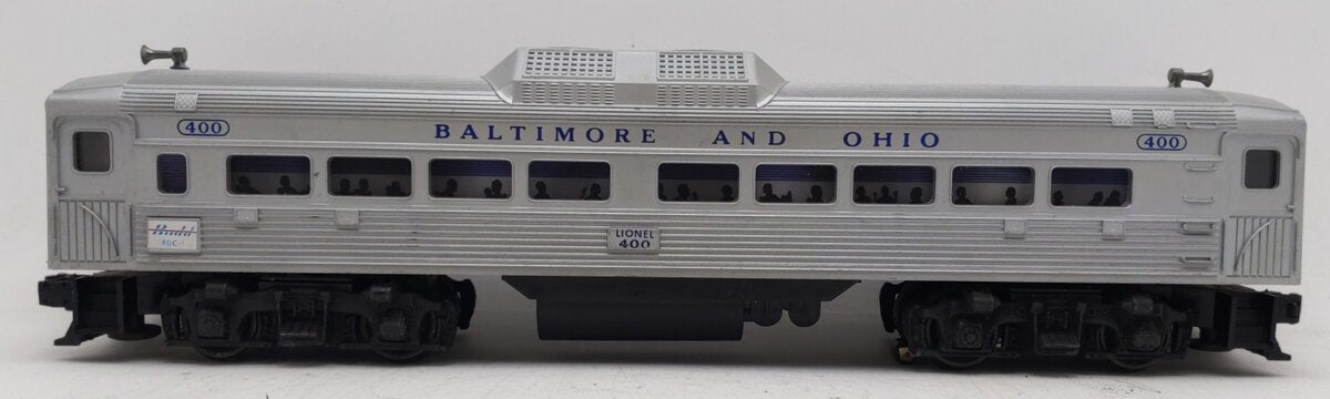 Lionel 400 Vintage O Powered Baltimore & Ohio Commuter Car VG