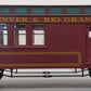 Bachmann 89092 G Scale Denver & Rio Grande US Mail Combine (Metal Wheels) EX/Box