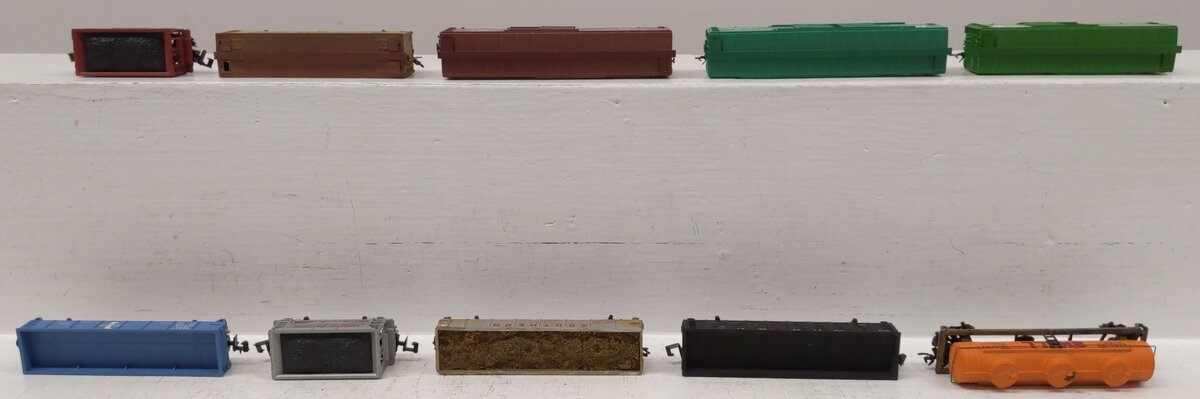 Bachmann& Other N Scale Assorted Freight Trains [10] VG