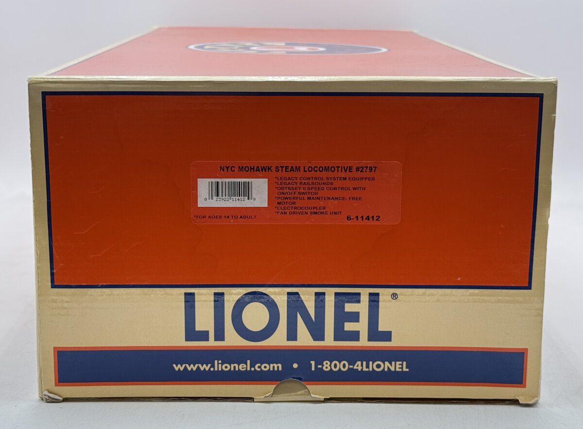 Lionel 6-11412 O NYC 4-8-2 Mohawk Legacy Steam Locomotive #2797 LN/Box
