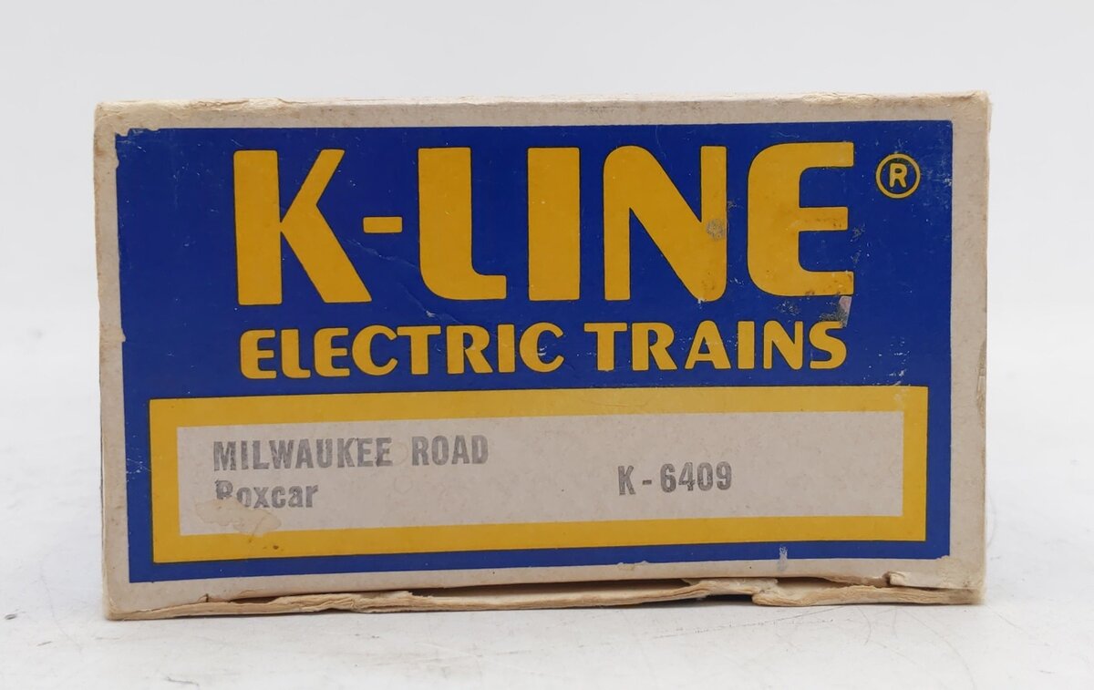 K-Line K-6409 O Gauge Milwaukee Road Boxcar EX/Box
