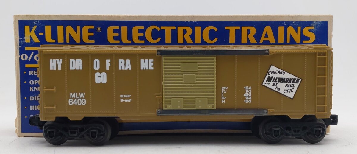 K-Line K-6409 O Gauge Milwaukee Road Boxcar EX/Box