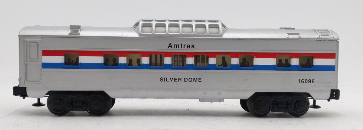 Lionel 6-16096 O Gauge Amtrak Silver Dome Vista Dome Car EX