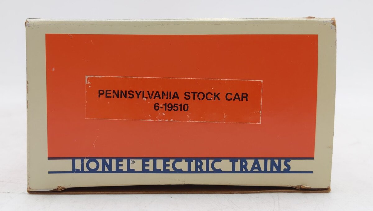 Lionel 6-19510 O Gauge Pennsylvania Railroad Stock Car #19510 VG/Box