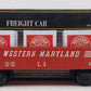 K-Line K5626 O Gauge Western Maryland Gondola w/Crates EX/Box