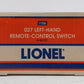 Lionel 6-65121 O 27" Left Hand Remote Control Switch Turnout VG/Box