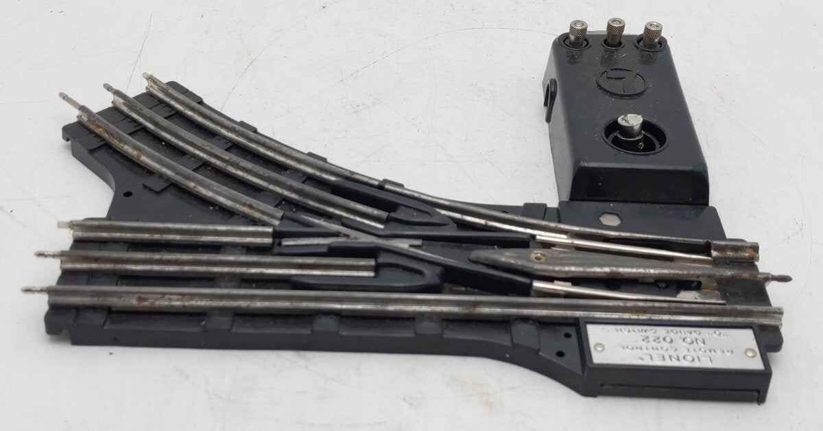 Lionel 6-14063 O 31" Remote-Control Right Hand Switch Turnout VG