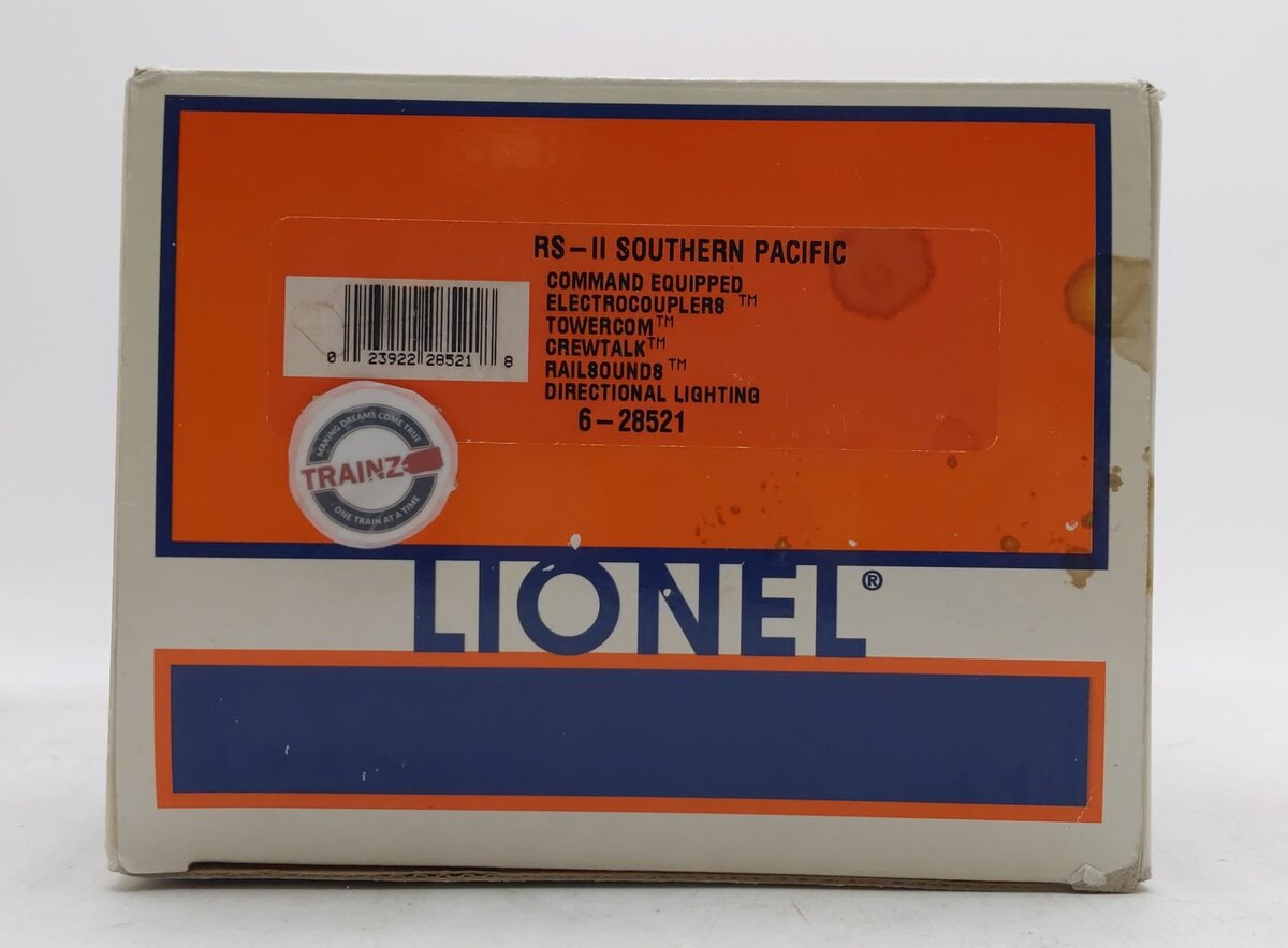 Lionel 6-28521 Southern Pacific RS-11 Diesel Locomotive w/TMCC #5725 EX/Box